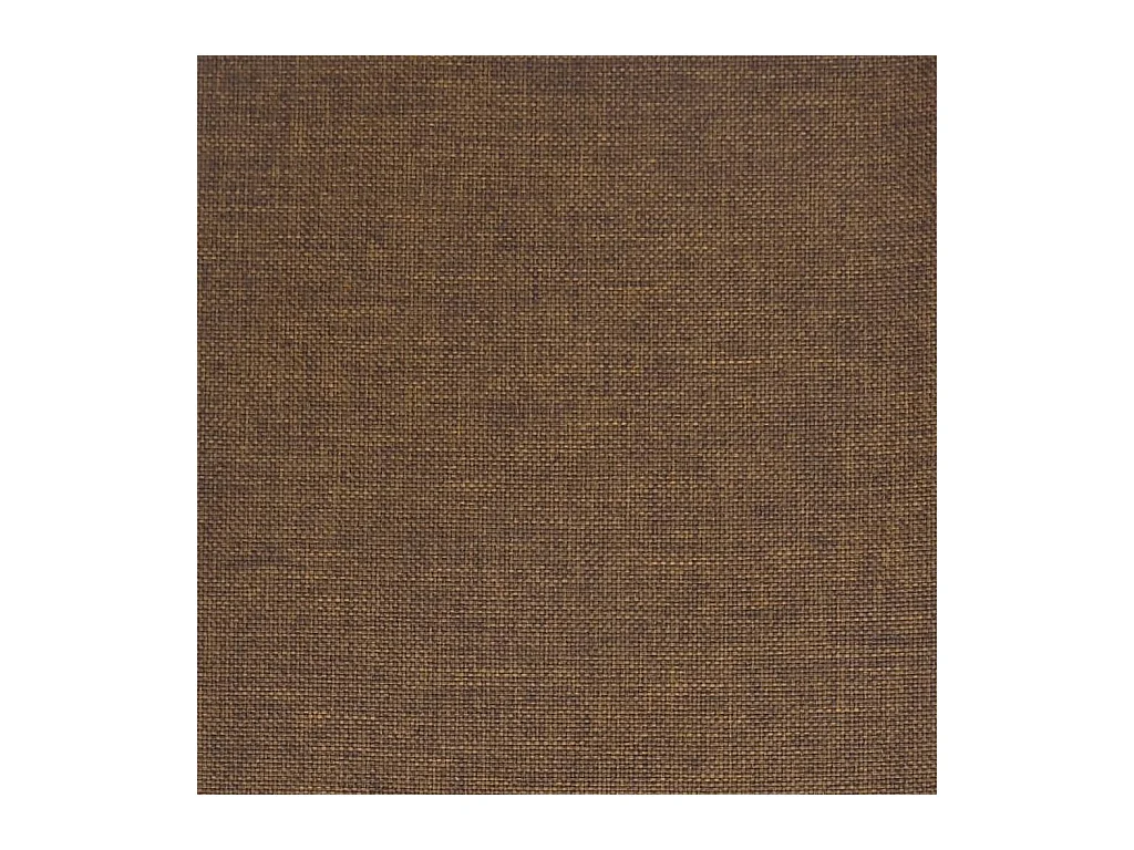 Chaise pivotante de bureau Marron Tissu