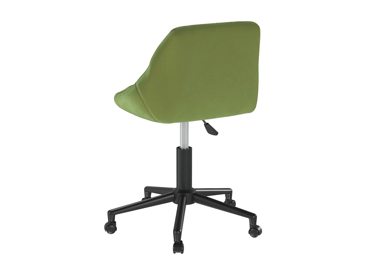 Chaise pivotante de bureau Vert clair Velours