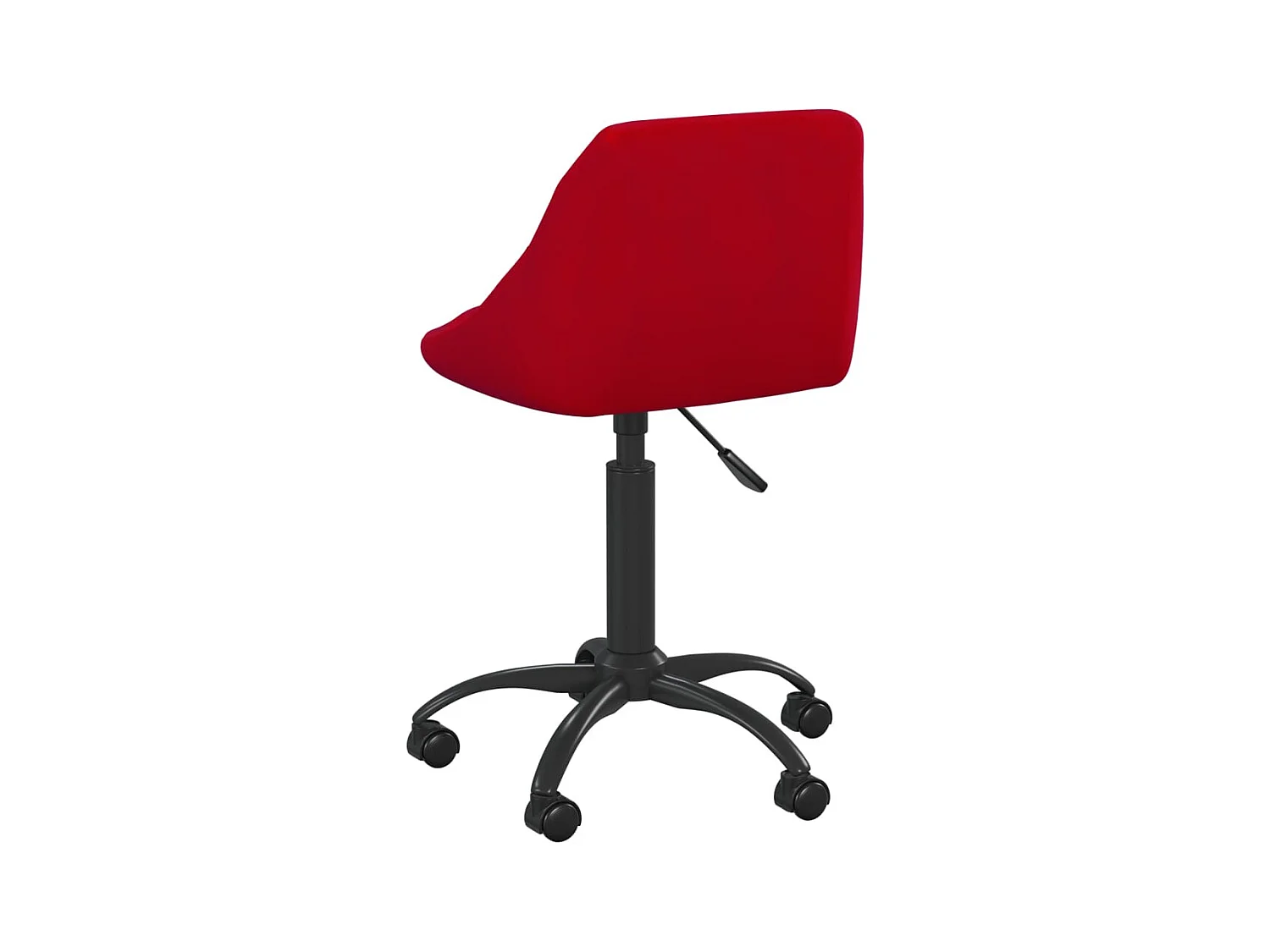 Chaise de bureau Rouge bordeaux Velours