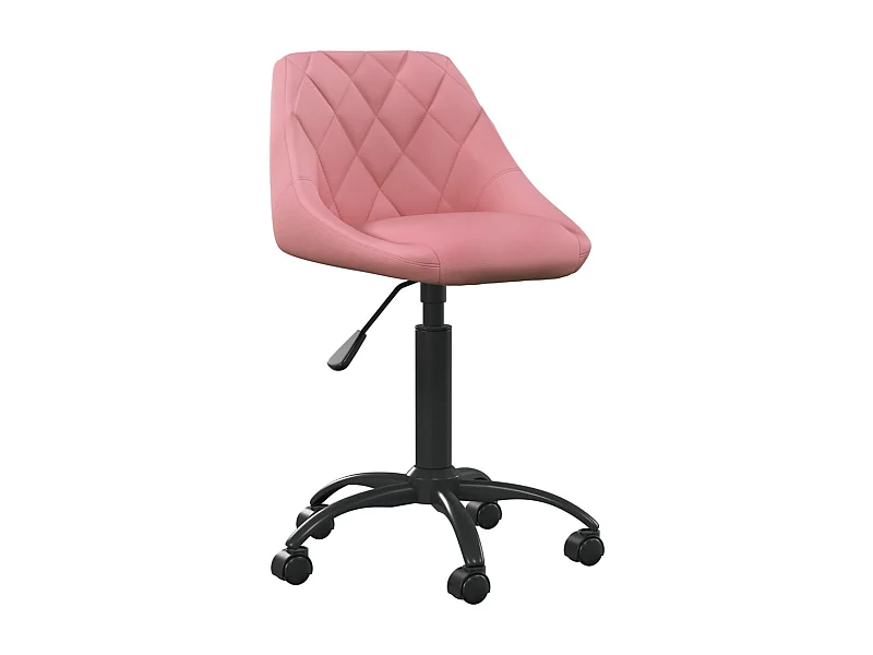Chaise de bureau Rose Velours