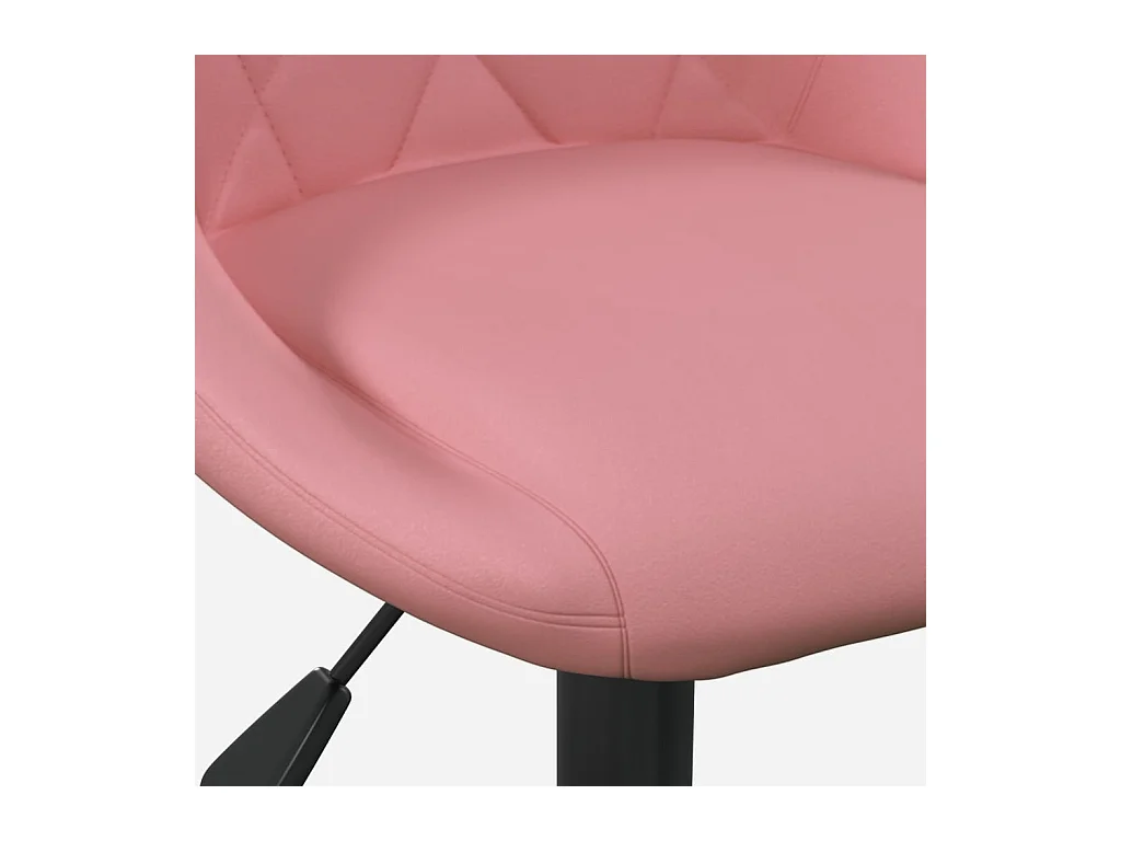 Chaise de bureau Rose Velours