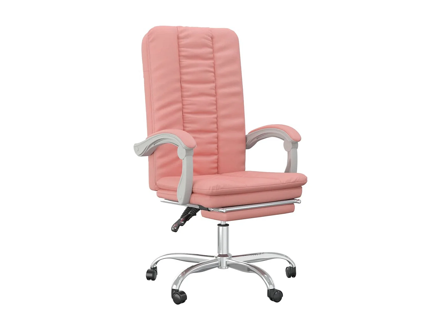 Fauteuil inclinable de bureau Rose Similicuir