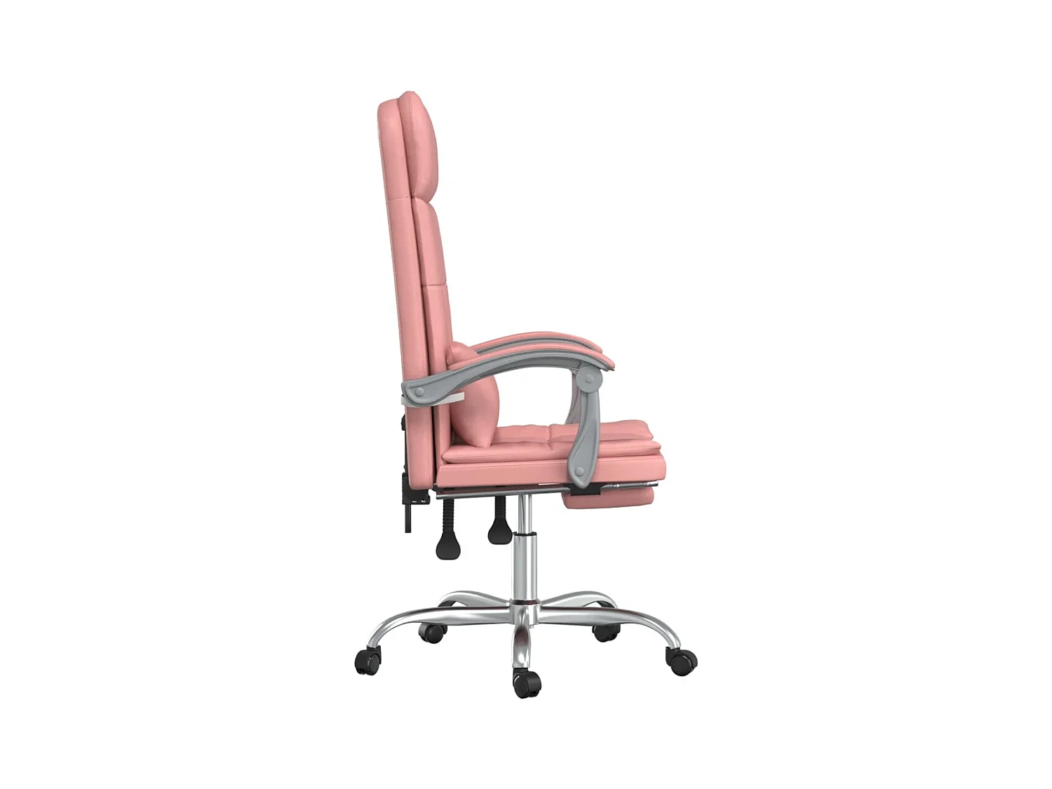Fauteuil de massage inclinable de bureau Rose Similicuir