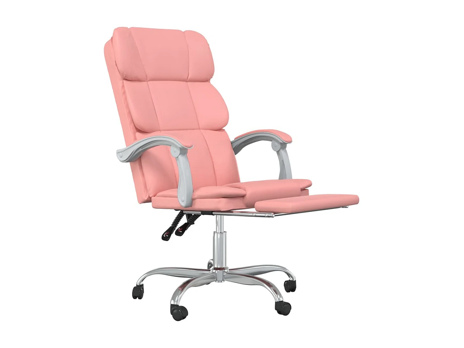 Fauteuil inclinable de bureau Rose Similicuir