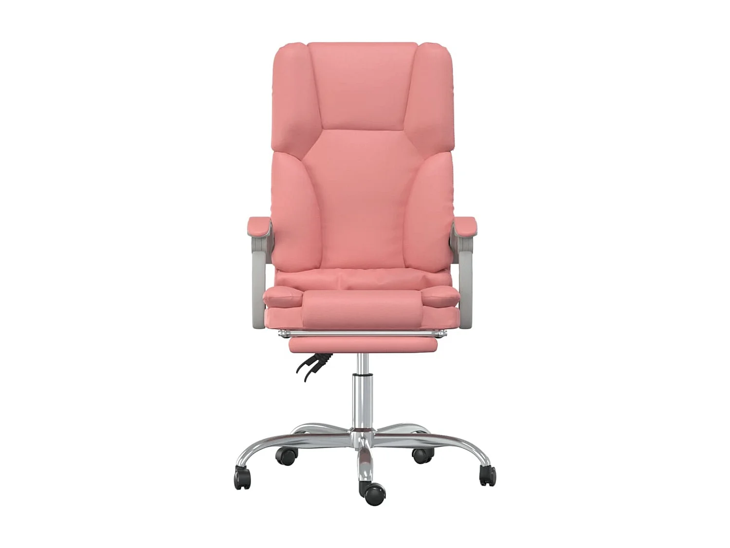 Fauteuil de massage inclinable de bureau Rose Similicuir