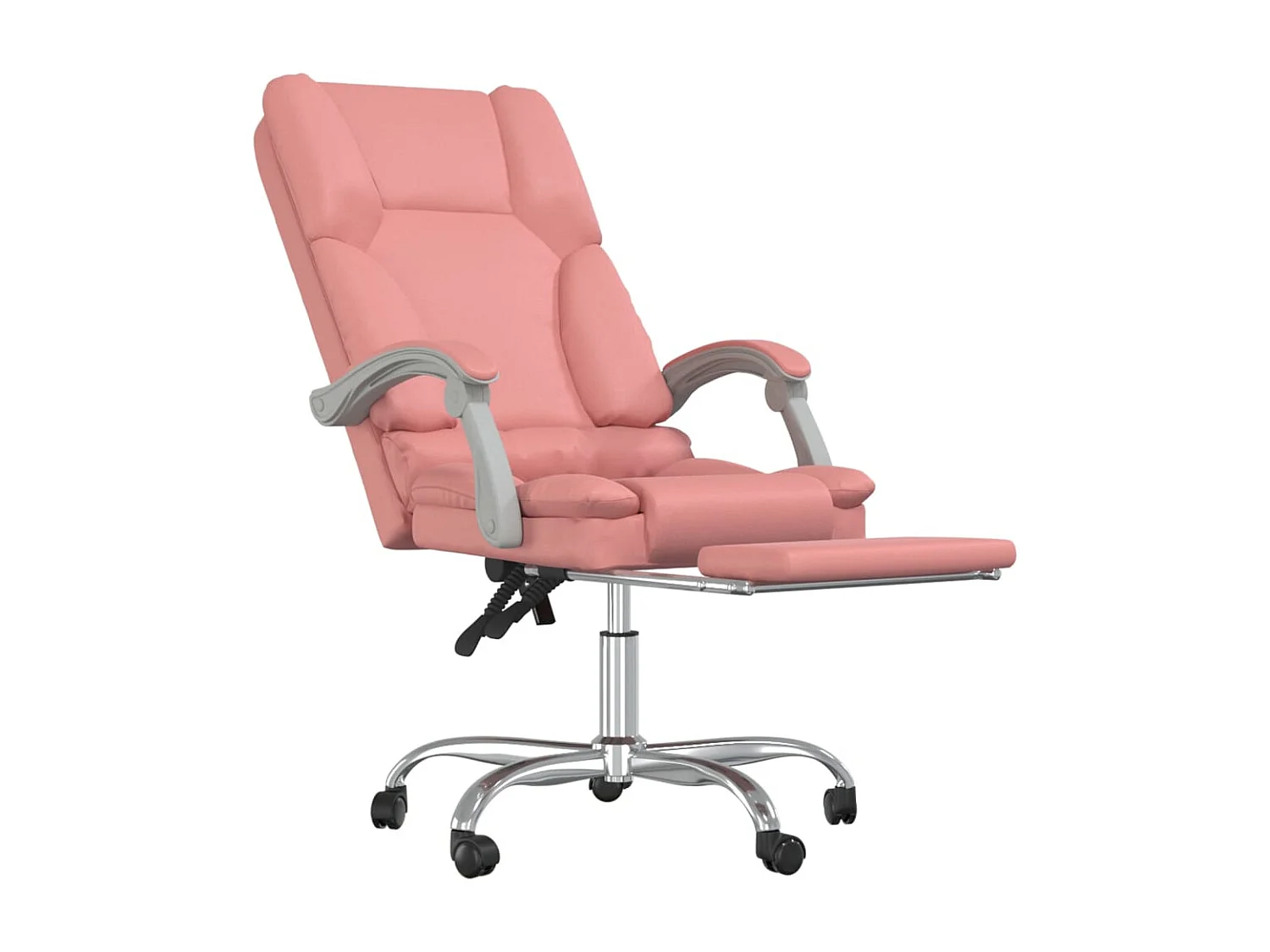 Fauteuil de massage inclinable de bureau Rose Similicuir
