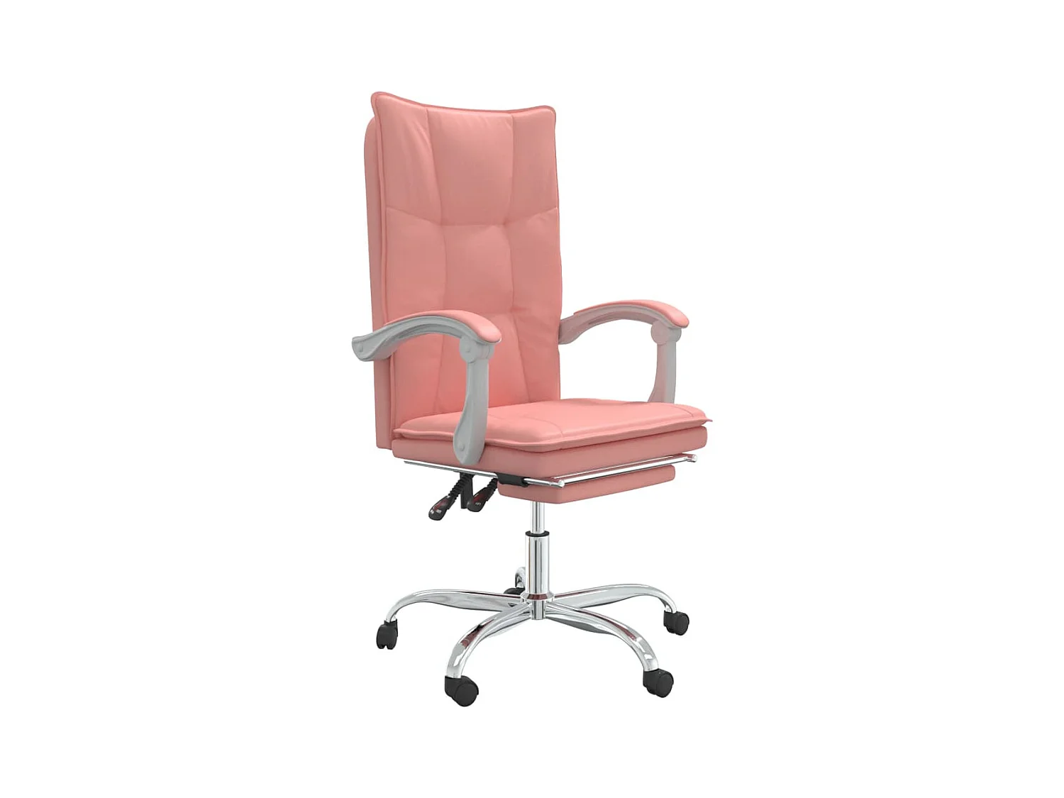 Fauteuil inclinable de bureau Rose Similicuir