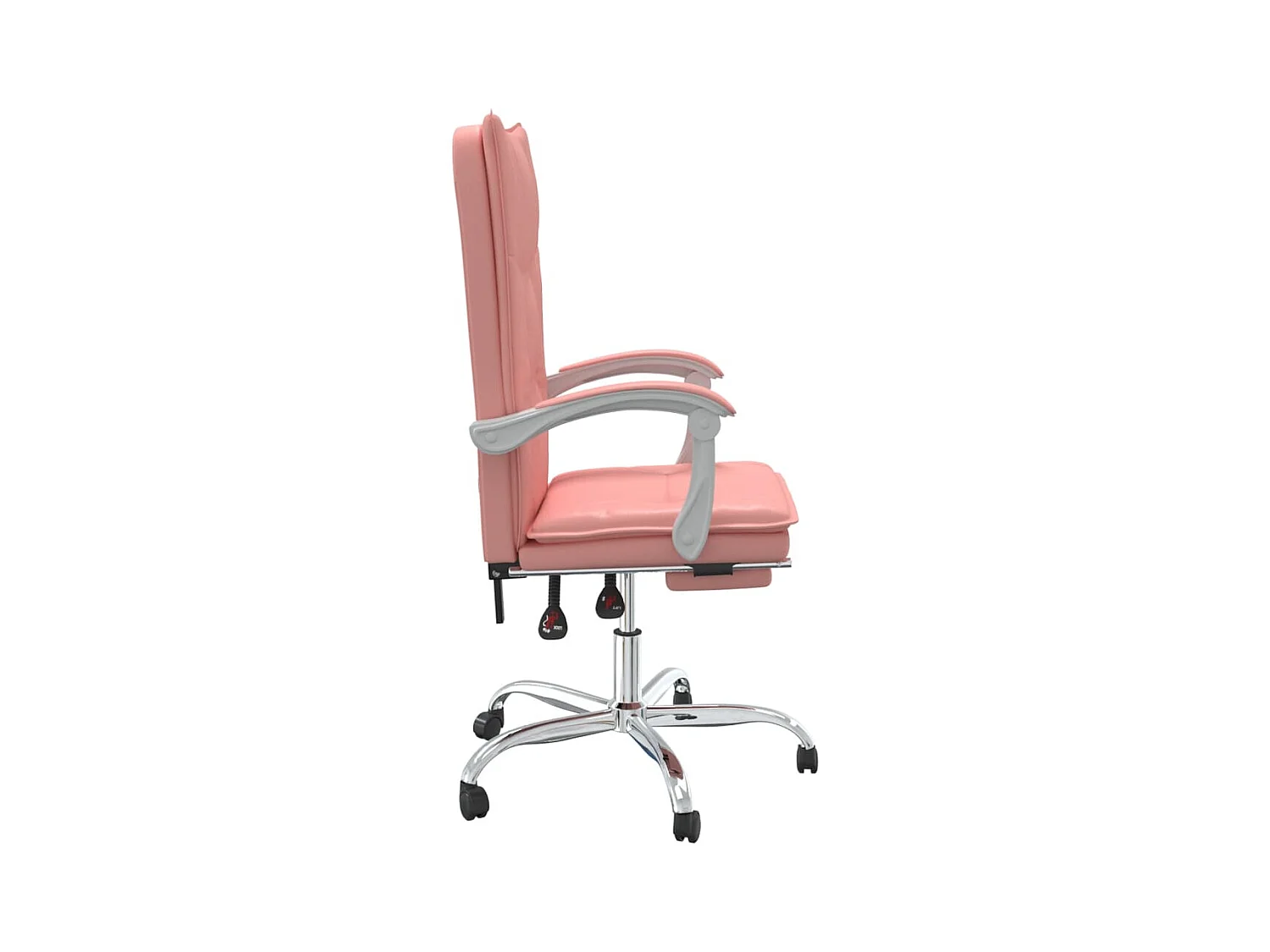 Fauteuil inclinable de bureau Rose Similicuir
