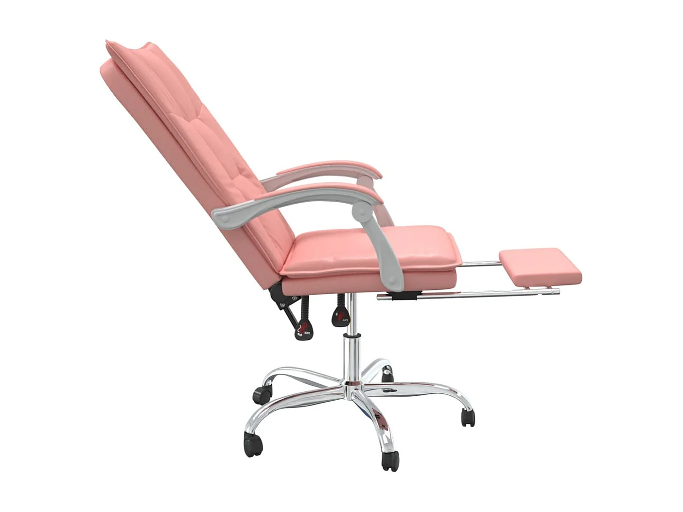 Fauteuil inclinable de bureau Rose Similicuir
