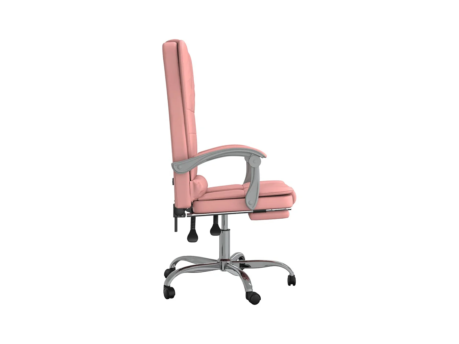Fauteuil de massage inclinable de bureau Rose Similicuir