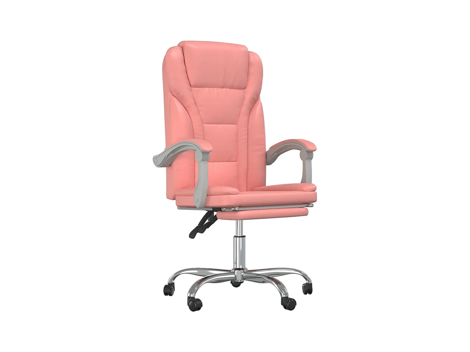 Fauteuil inclinable de bureau Rose Similicuir