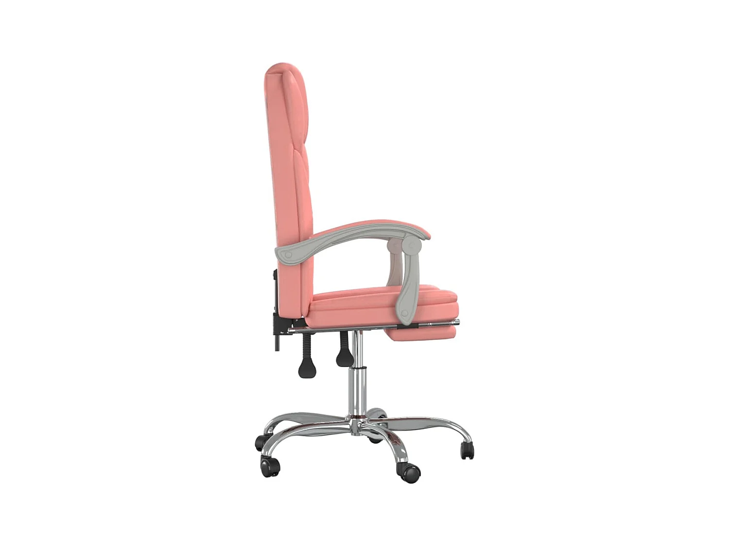 Fauteuil inclinable de bureau Rose Similicuir