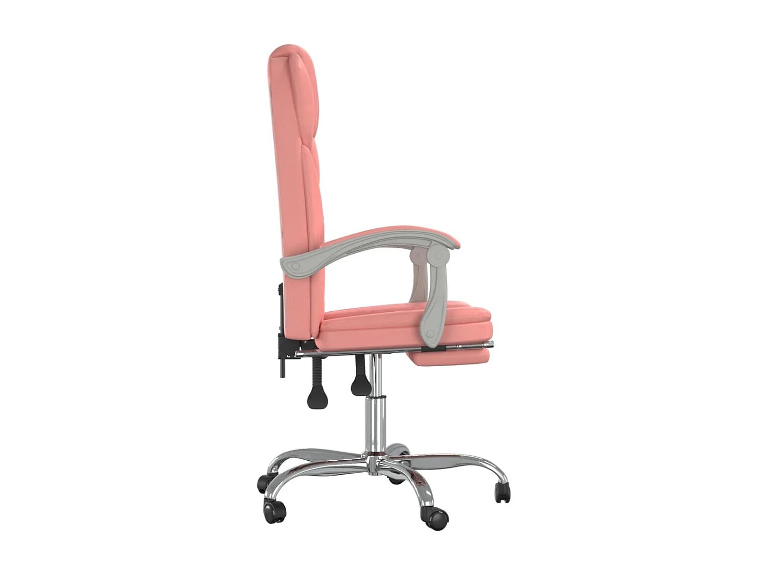 Fauteuil inclinable de bureau Rose Similicuir