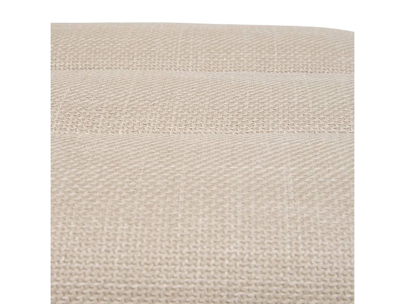 Pouf 3 Arches en Tissu "Sisco" 44cm Argile