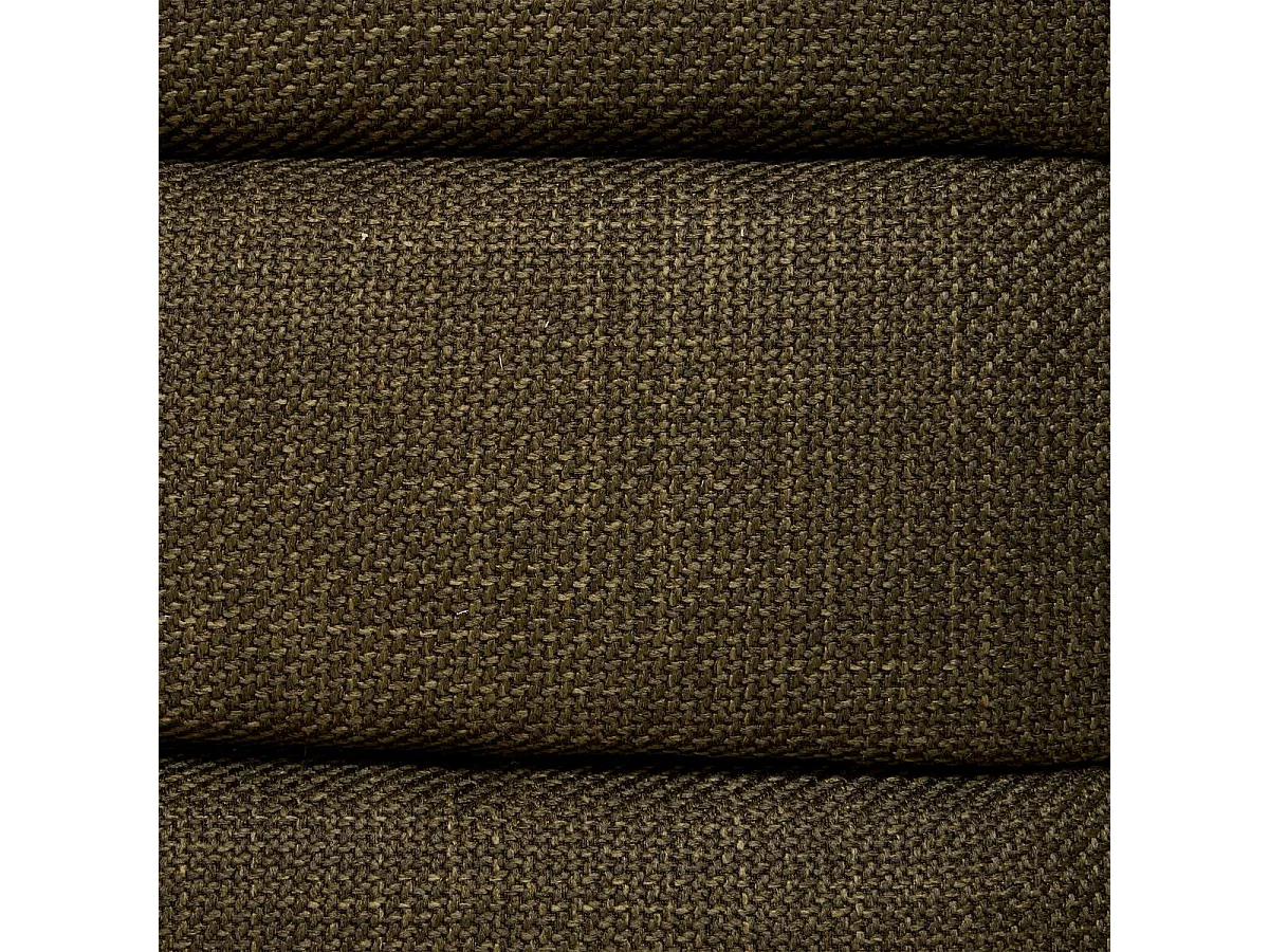 Pouf 3 Arches en Tissu "Sisco" 44cm Kaki