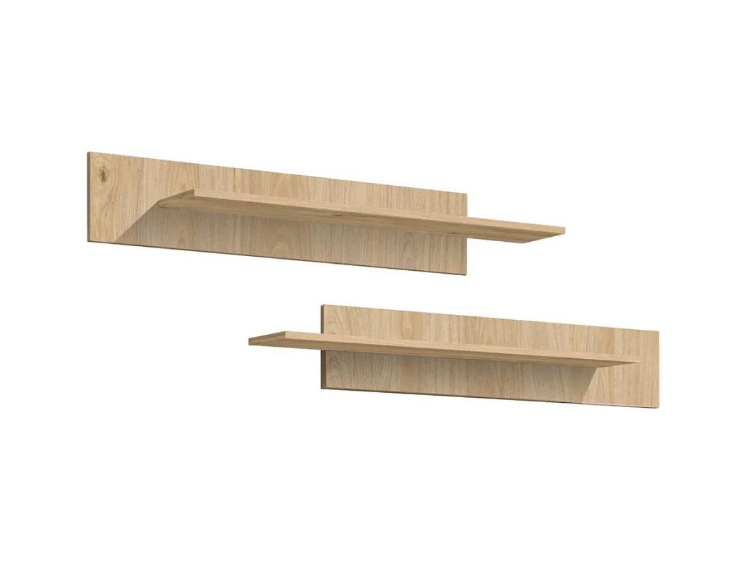 Étagère FLY – Lot de 2 – Chêne clair