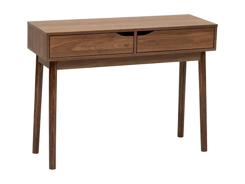 Console 2 Tiroirs "Slidy" 100cm Marron