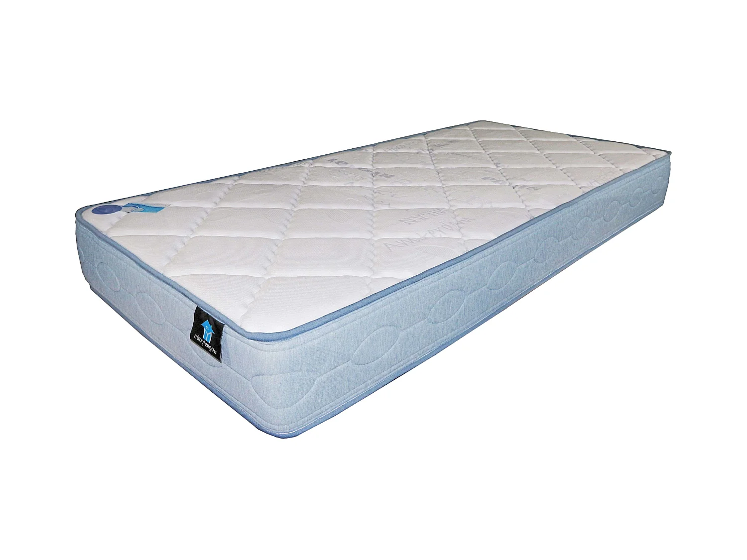 Colchón Individual 90x190 cm Dormitorio Juvenil Tejido 3D Visco 21 cm Alto