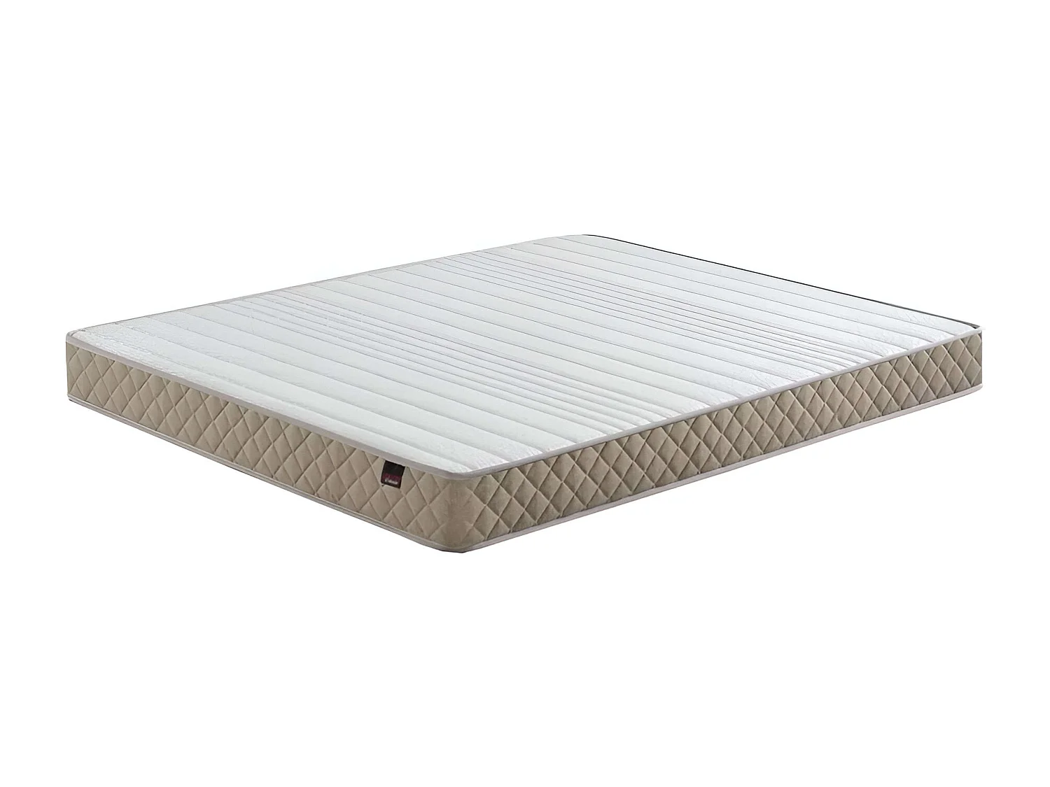 Colchón 90x180 cm Transpirable Firmeza Media Núcleo Flexible fibras (15-16 cm)