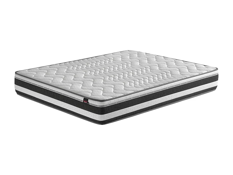 Matelas 90x190 cm Bio Viscoélastique Graphène Respirant Ferme Anti-acariens