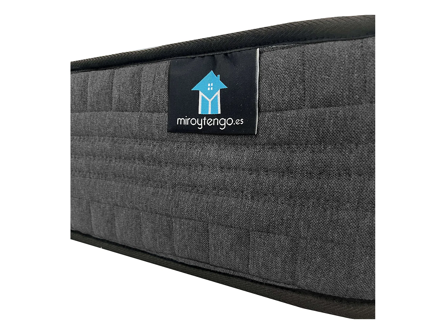 Matelas Alpha 90x190 cm Ressorts ensachés Blanc Hauteur 25 cm