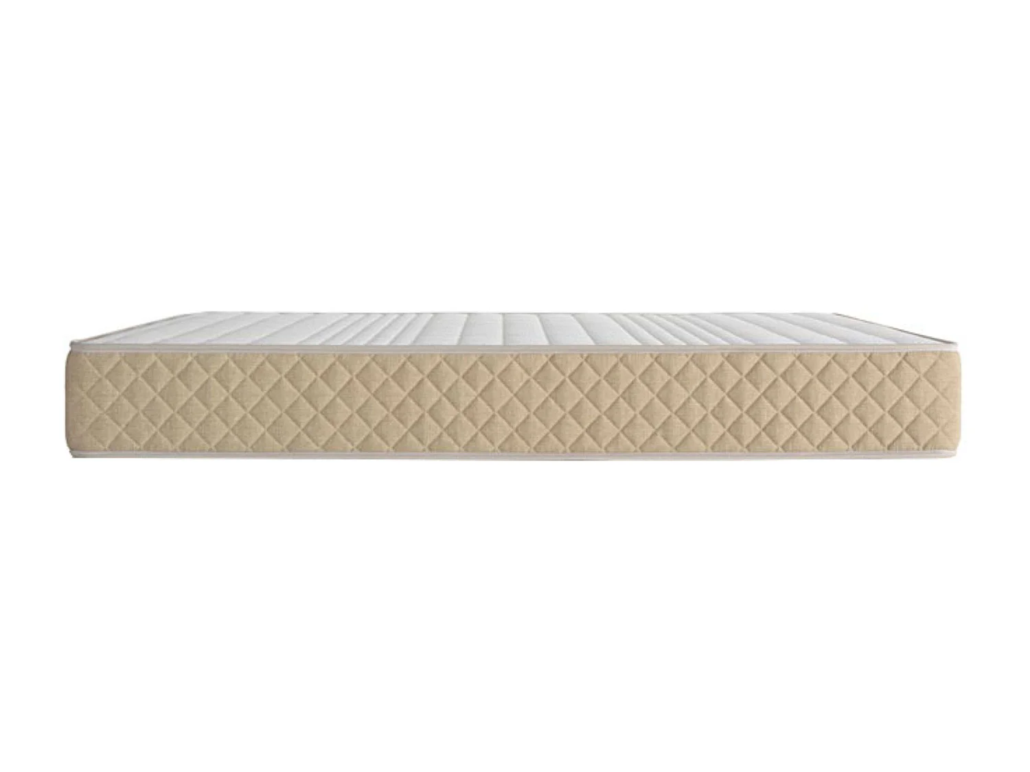 Matelas 90x190 cm respirant fermeté moyenne noyau en fibres naturelles (20-21 cm)