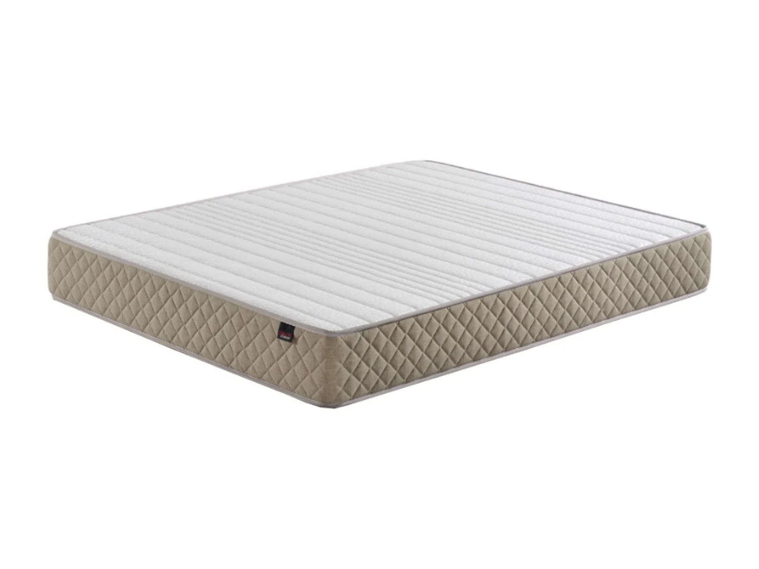 Matelas 90x190 cm respirant fermeté moyenne noyau en fibres naturelles (20-21 cm)
