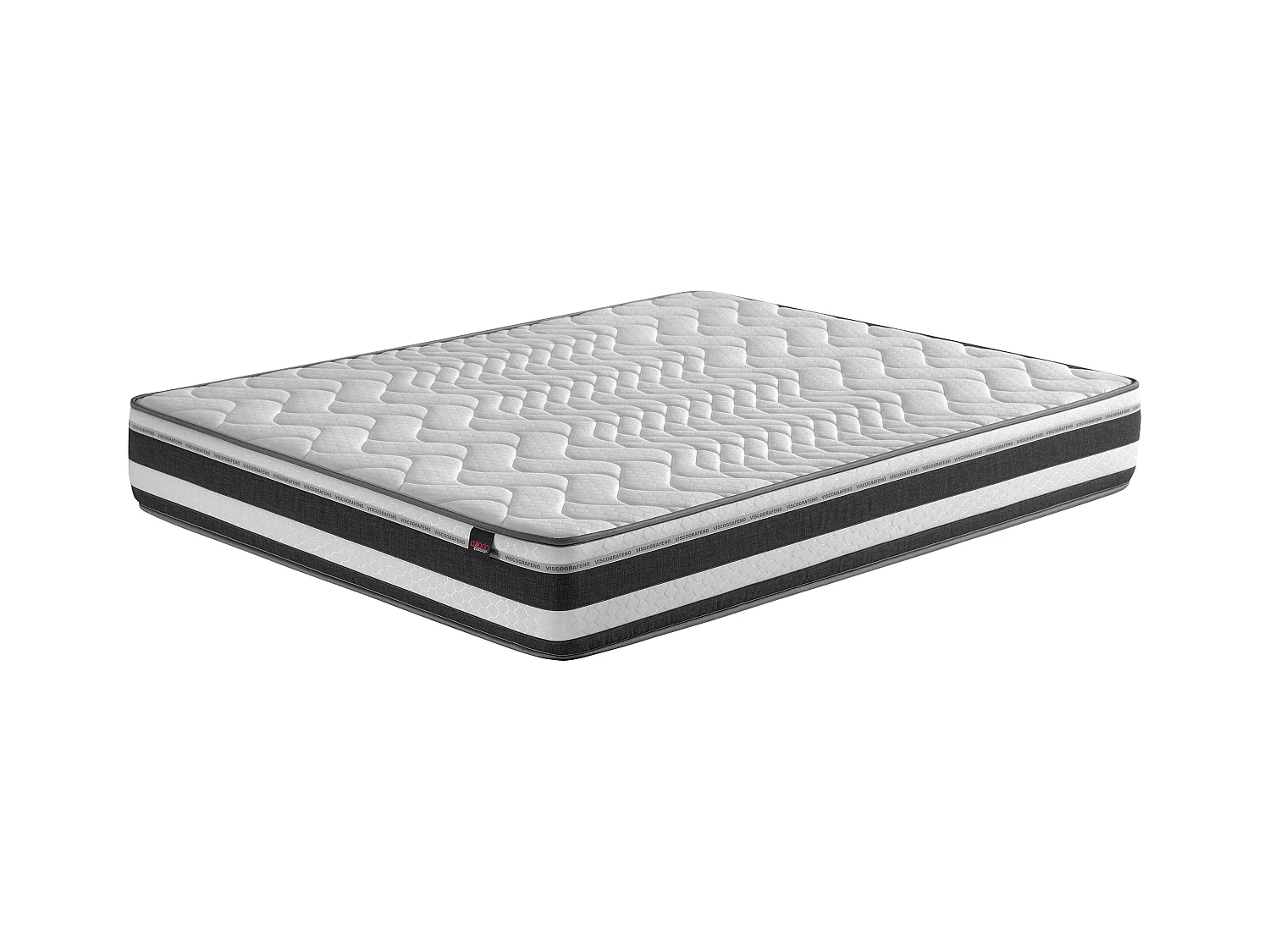 Matelas 105x190 cm Bio Viscoélastique Graphène Respirant Anti-acariens
