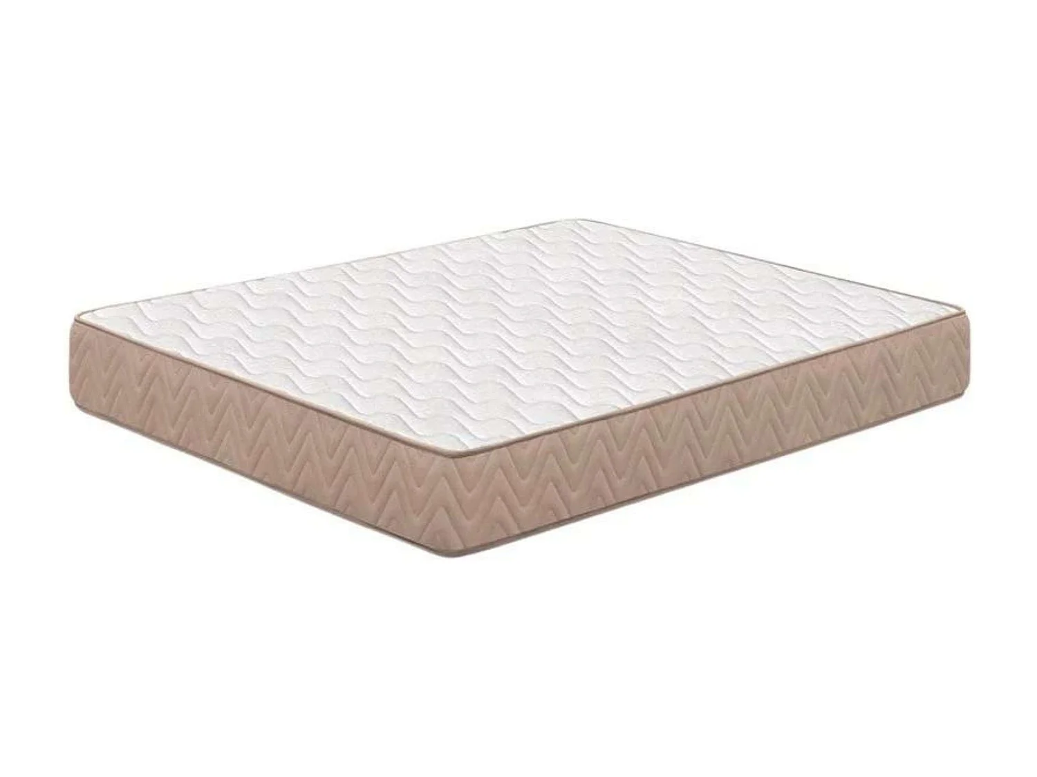 Matelas 90x180 cm Respirant Fermeté Moyenne Noyau Souple Fibres Naturelles