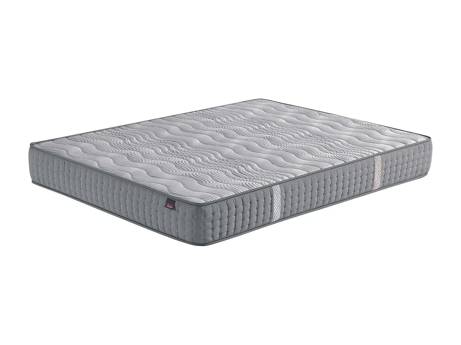 Matelas 105x190 cm Ressorts ensachés Viscoélastique Anti-acariens Hypoallergénique