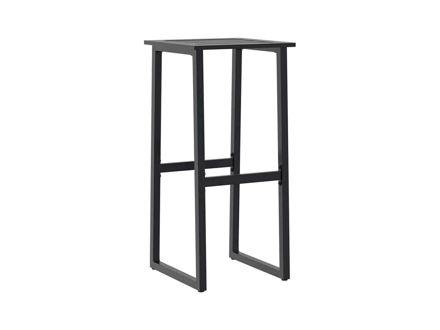 Cavehill  Ensemble de bar de jardin 9 pcs noir acier enduit de poudre