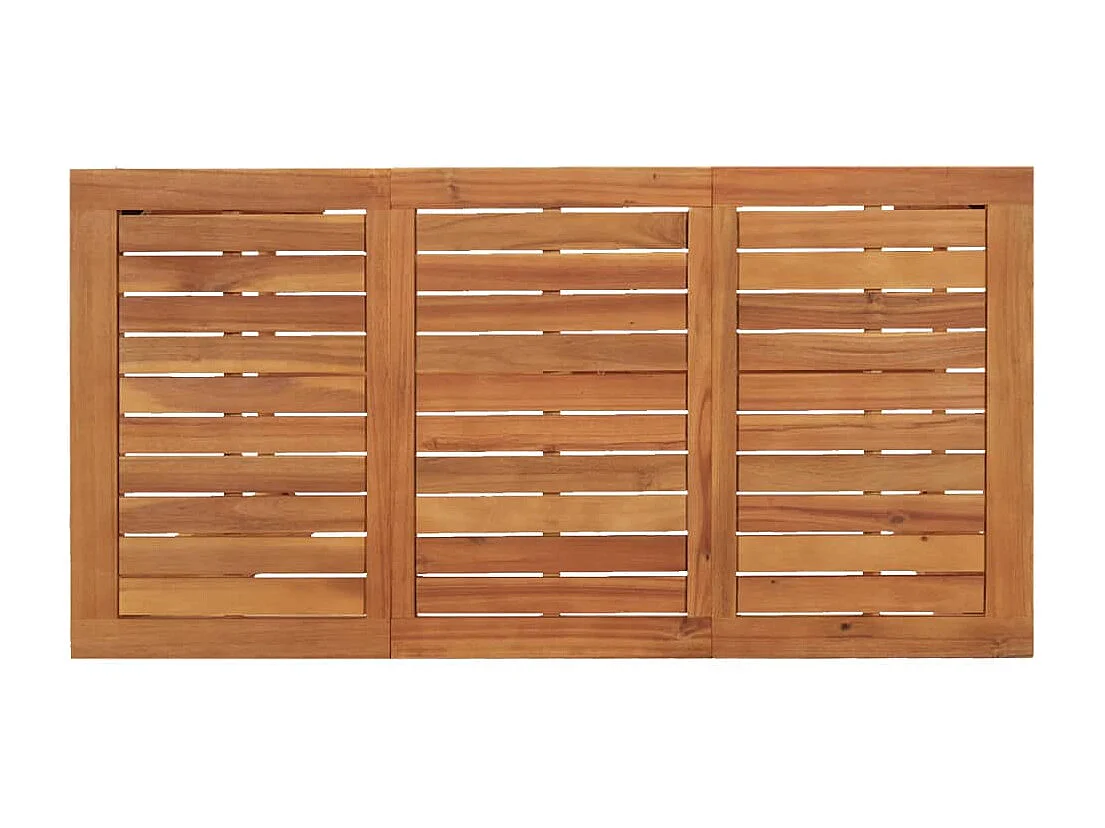 Kelton  Ensemble de bar de jardin 5 pcs noir bois massif acacia rotin