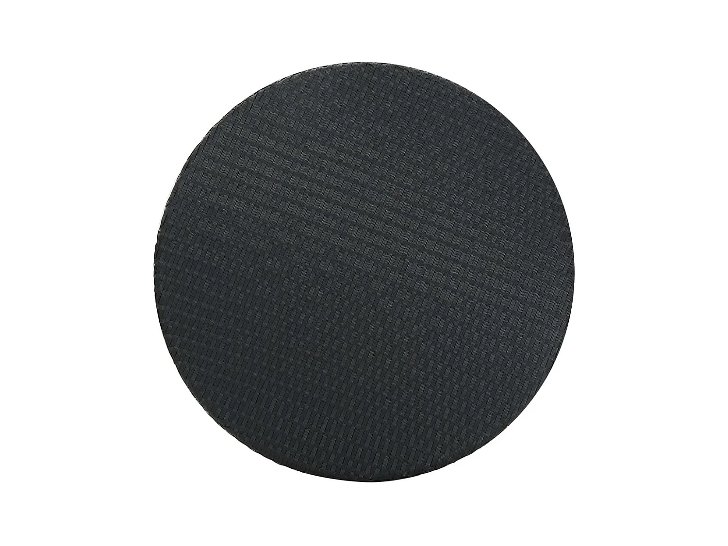 Ildir  Ensemble de bar de jardin 5 pcs et coussins Résine tressée Noir