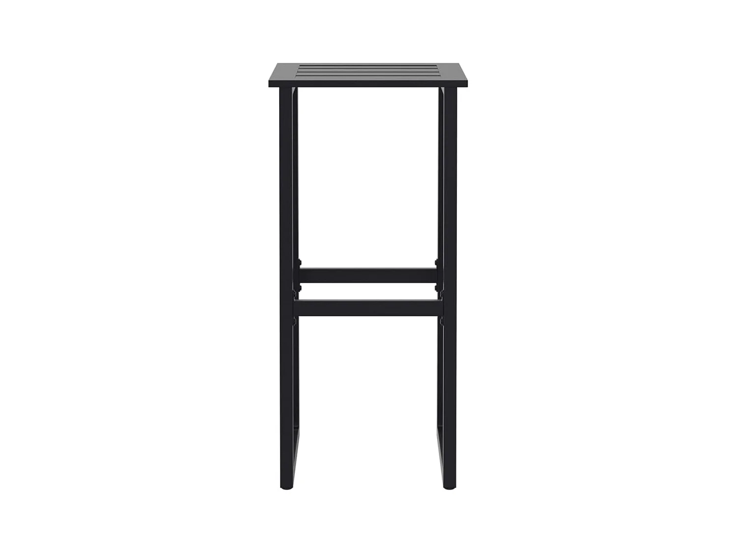 Cavehill  Ensemble de bar de jardin 11 pcs noir acier enduit de poudre