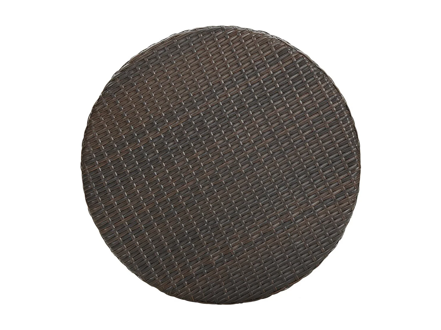 Kaden Lee  Ensemble bar de jardin 5 pcs et coussins Résine tressée Marron