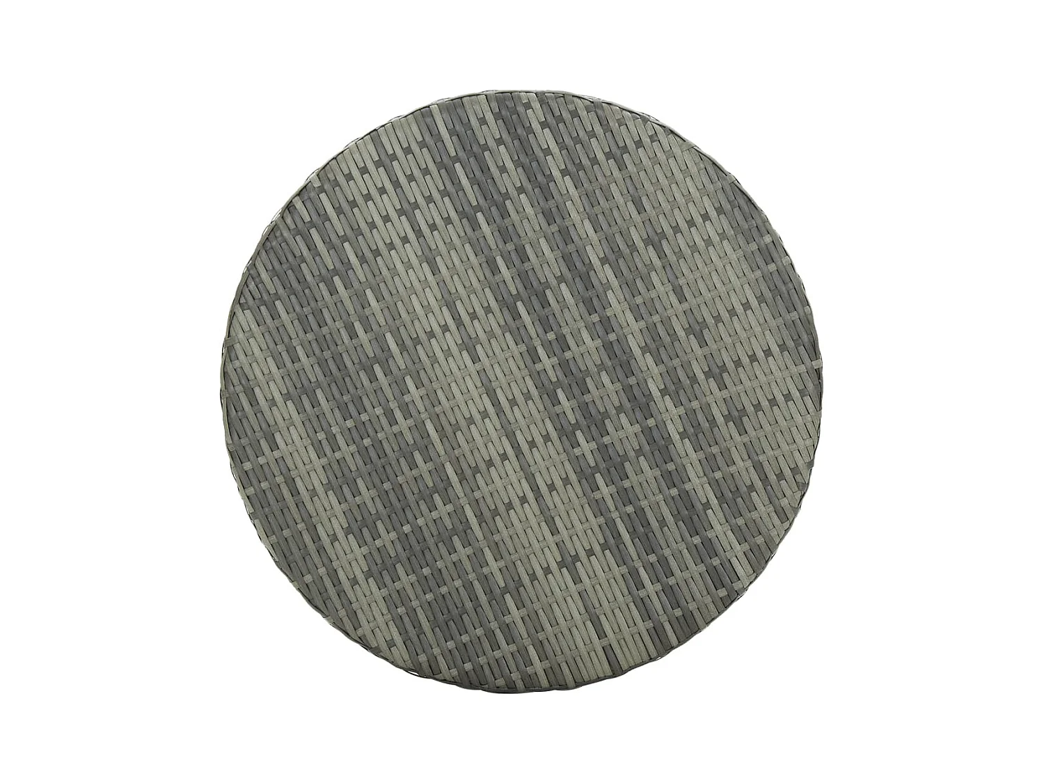 Ildir  Ensemble de bar de jardin 3 pcs et coussins Résine tressée Gris