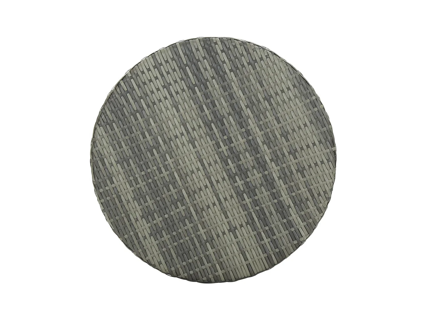 Ildir  Ensemble de bar de jardin 3 pcs et coussins Résine tressée Gris