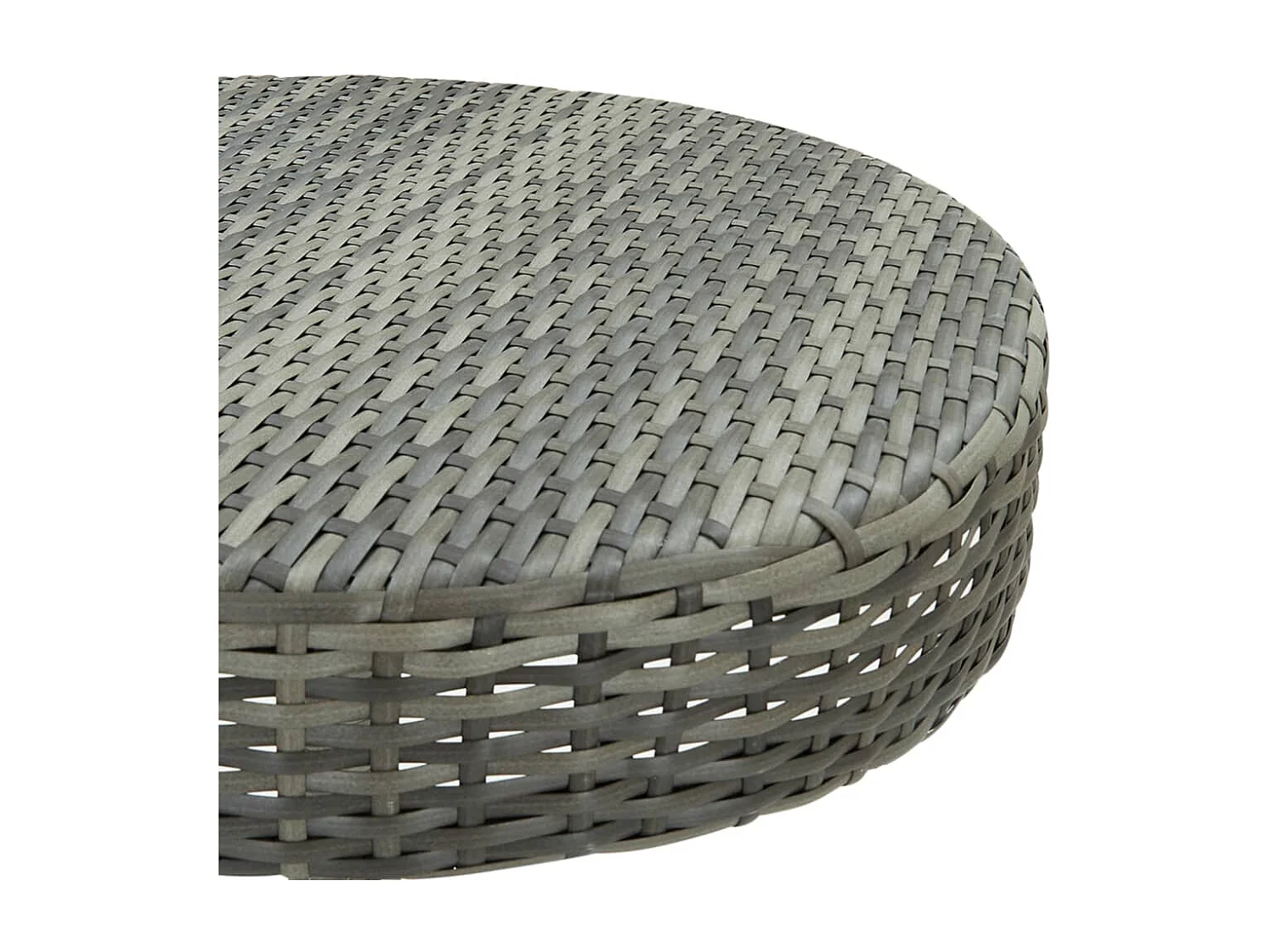 Ildir  Ensemble de bar de jardin 3 pcs et coussins Résine tressée Gris