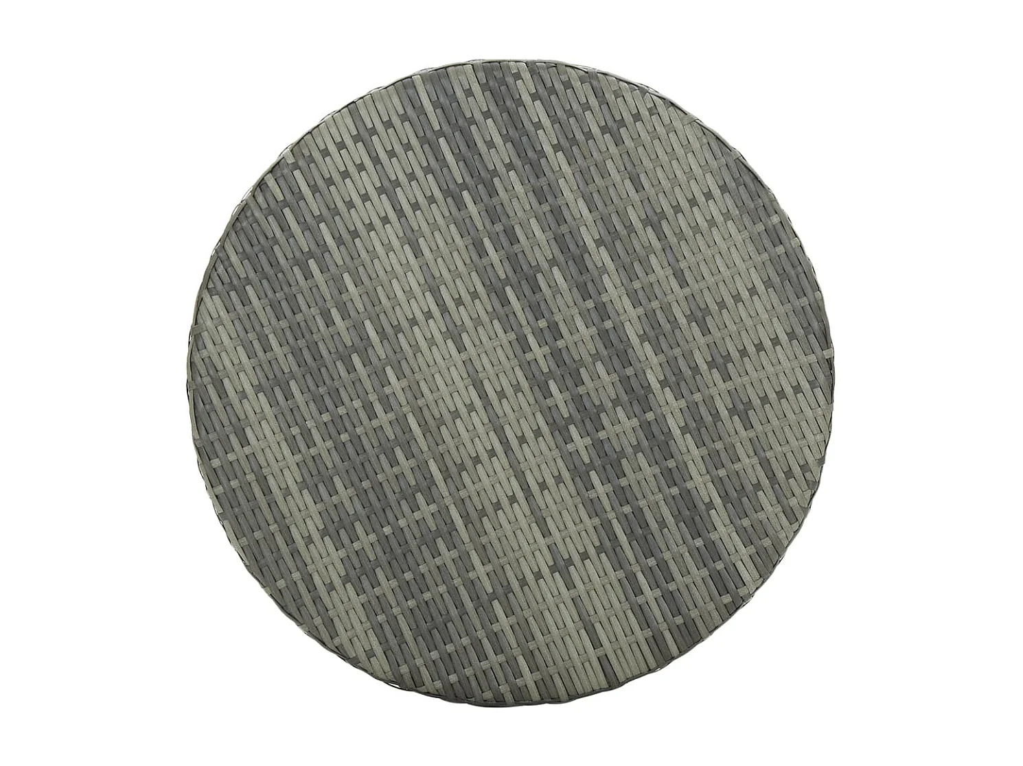 Ildir  Ensemble de bar de jardin 3 pcs et coussins Résine tressée Gris