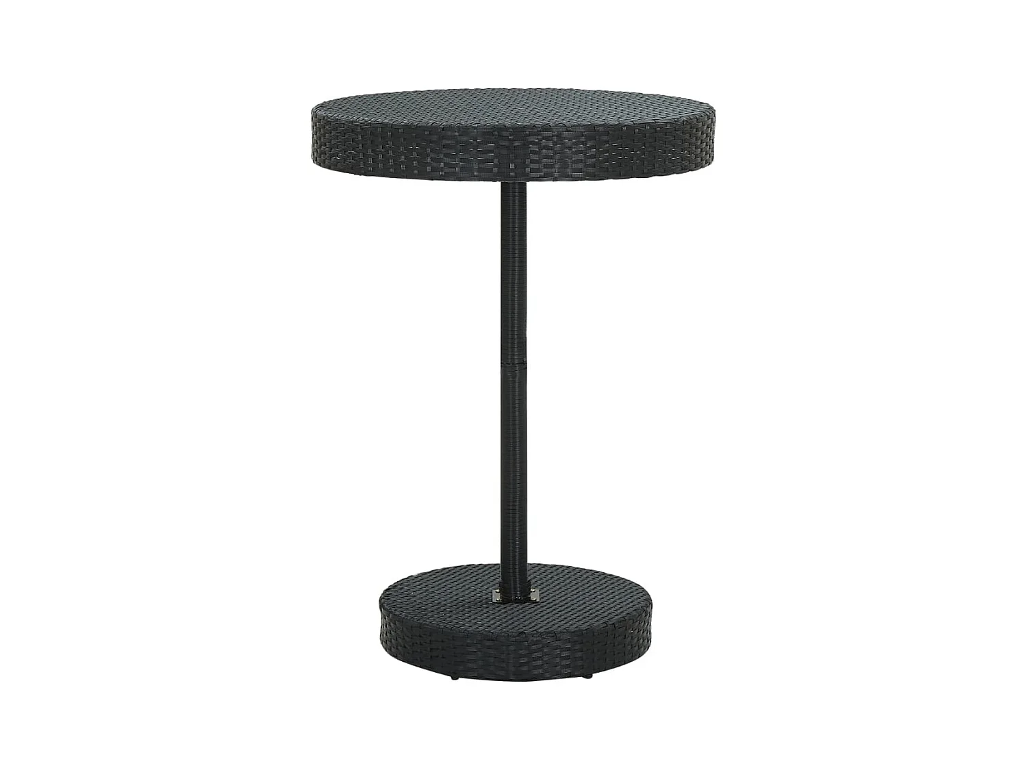 San Clemente  Ensemble de bar de jardin 5 pcs Résine tressée Noir