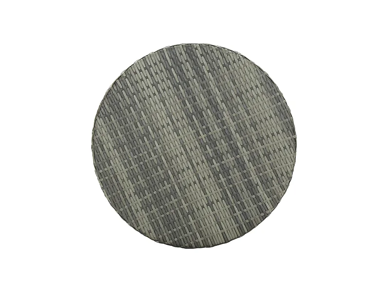 San Clemente  Ensemble de bar de jardin 3 pcs Résine tressée Gris