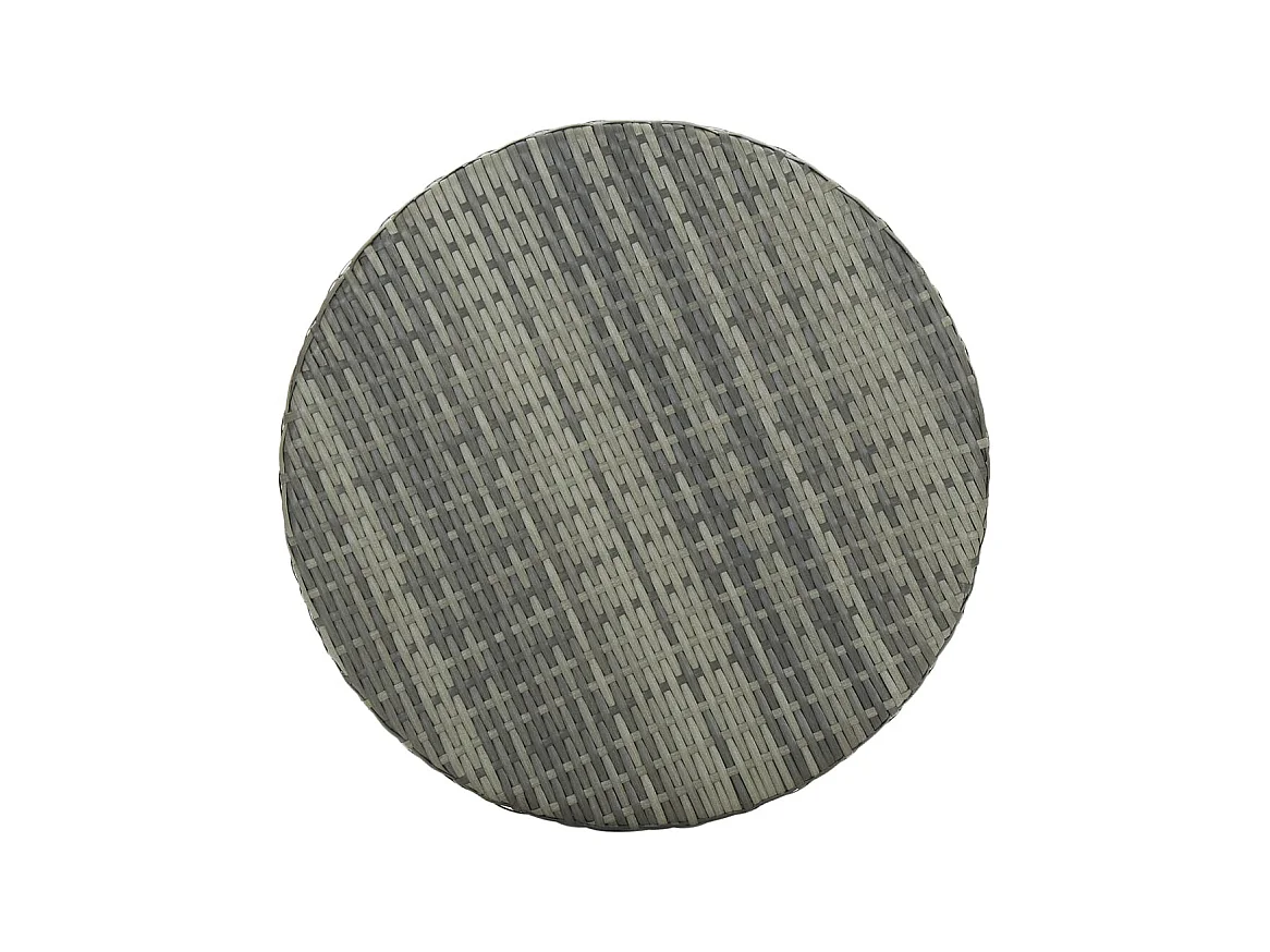 San Clemente  Ensemble de bar de jardin 3 pcs Résine tressée Gris