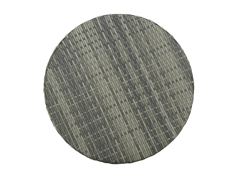 San Clemente  Ensemble de bar de jardin 3 pcs Résine tressée Gris