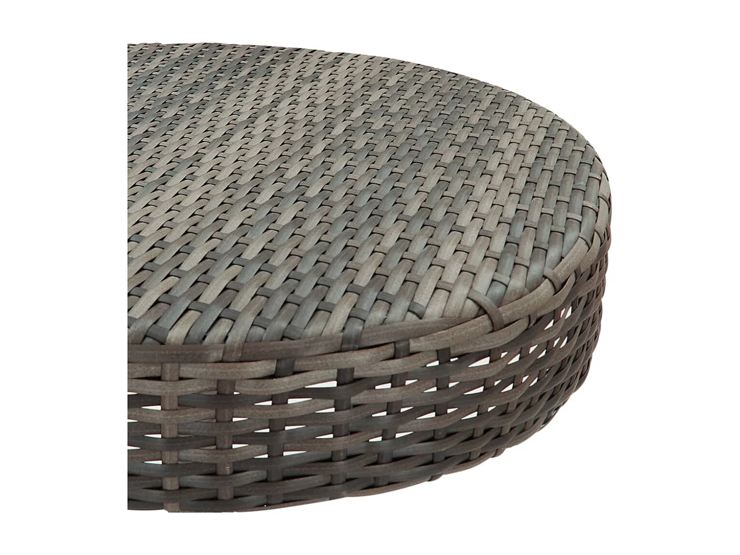 Hoboken  Ensemble de bar de jardin 3 pcs et coussins gris résine tressée