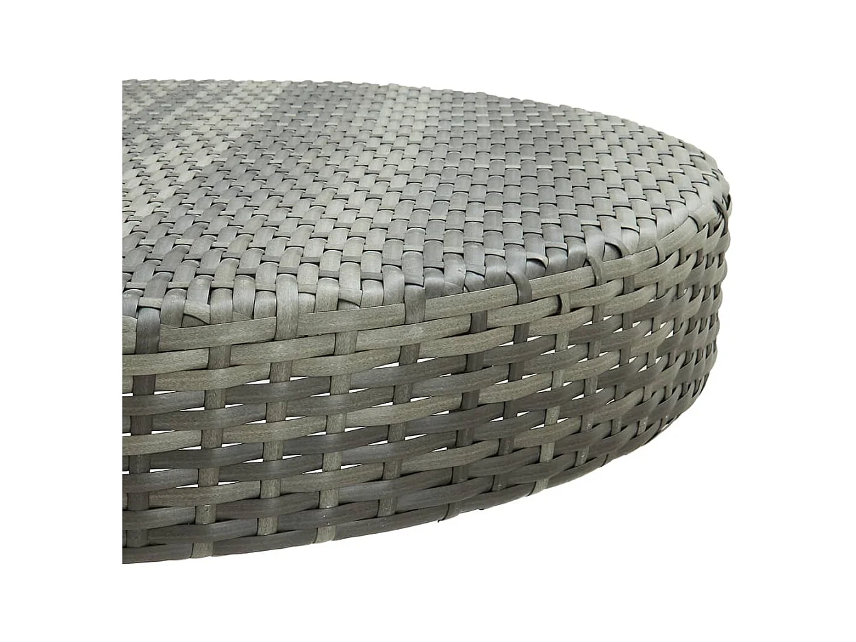 San Clemente  Ensemble de bar de jardin 5 pcs Résine tressée Gris