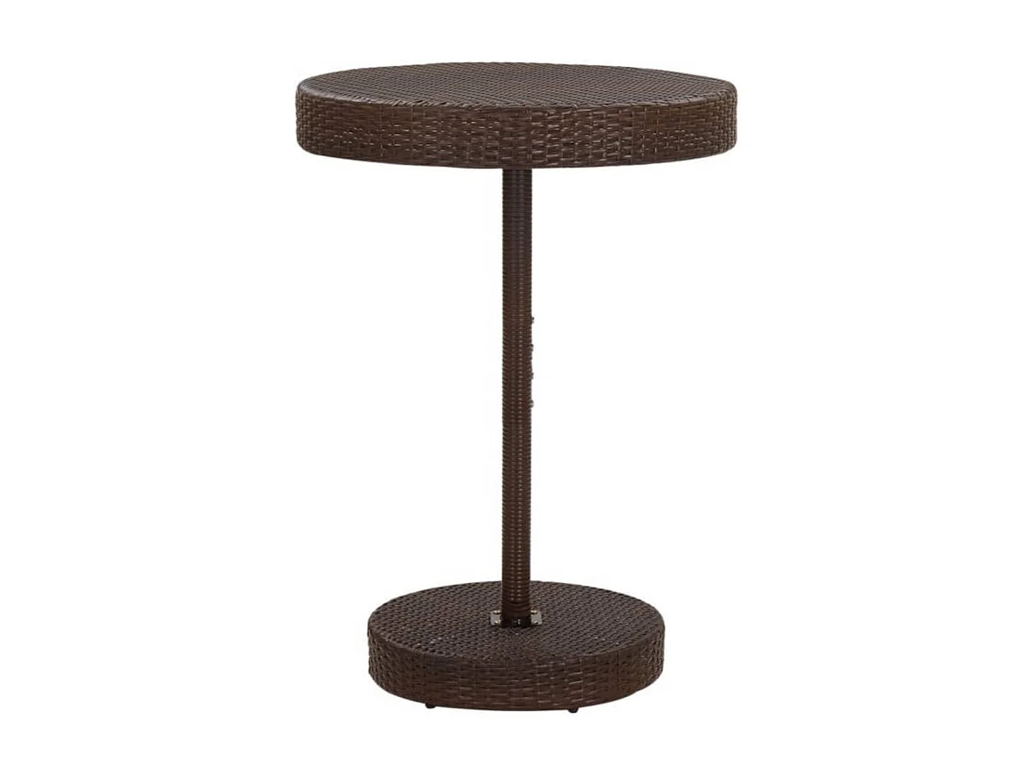 San Ferdinando di Puglia  Ensemble bar de jardin 5 pcs et coussins Résine tressée Marron