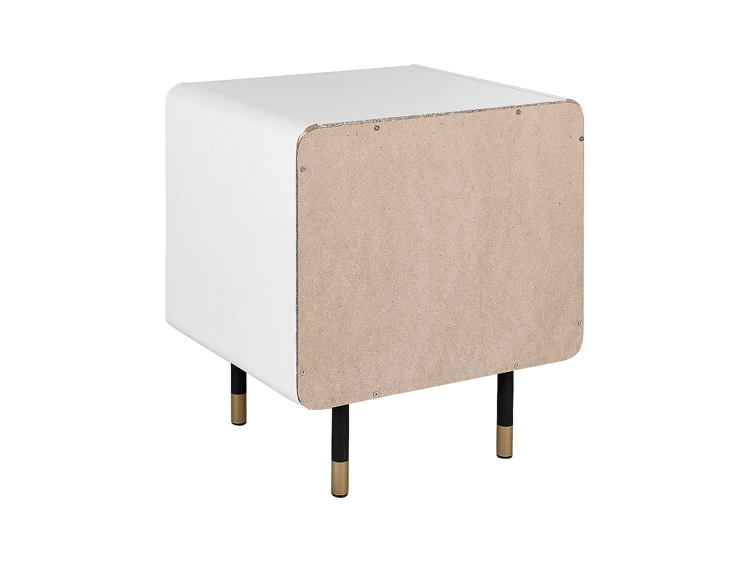 Table de nuit à 1 tiroir RIFLE Blanc