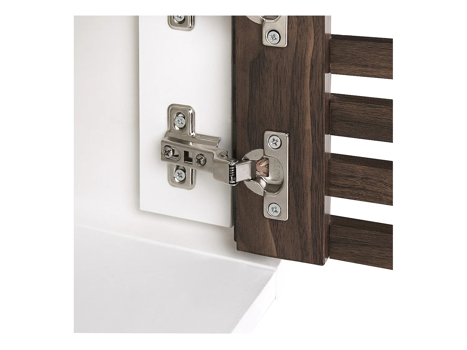 Table de nuit à 1 tiroir RIFLE Blanc