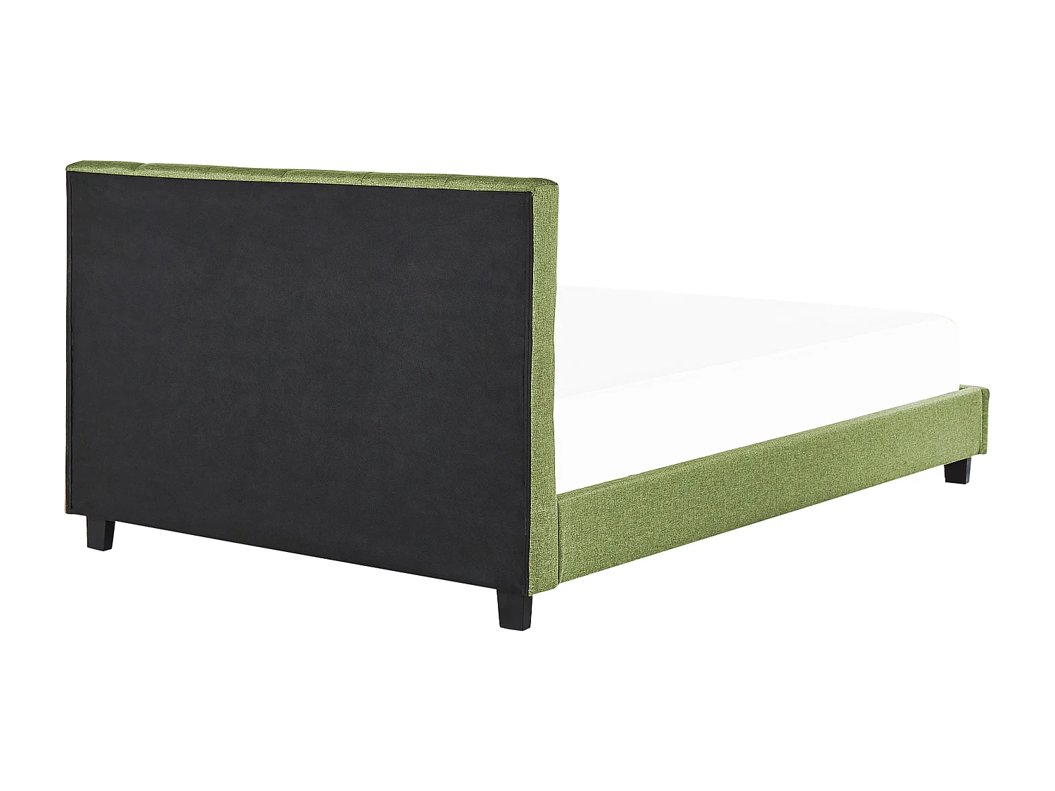 Lit avec sommier Tissu LA ROCHELLE 180 x 200 cm Vert