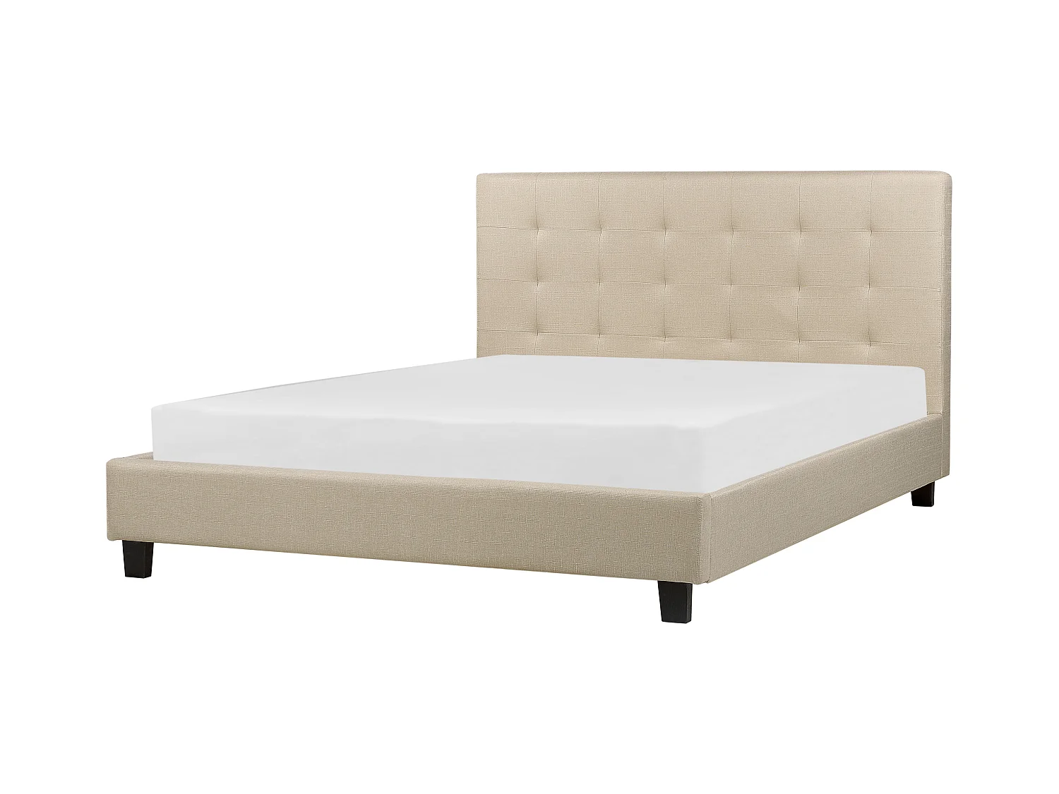 Bed Stof LA ROCHELLE 160 x 200 cm Beige